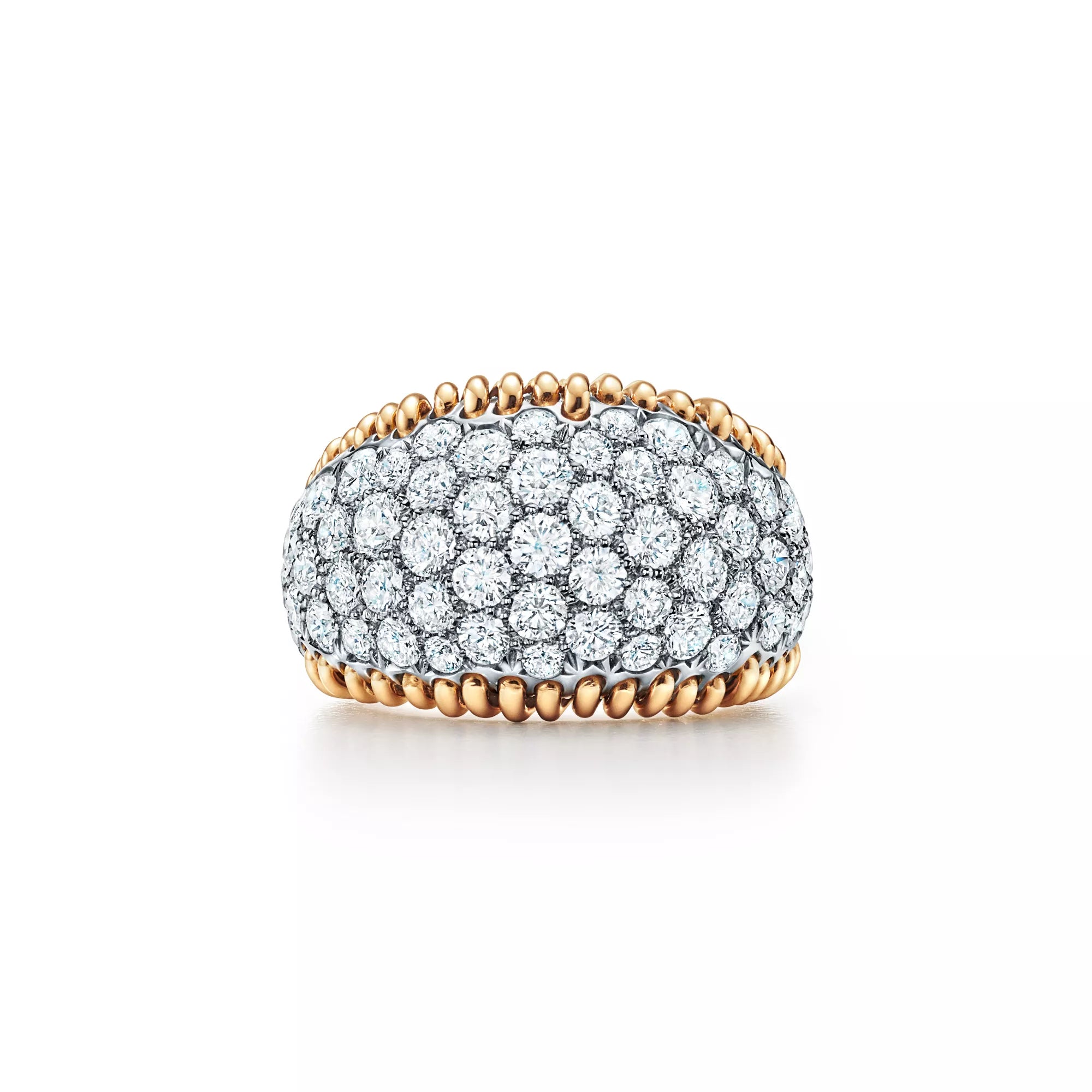 Carave Paris Stitches Diamond Dome Ring