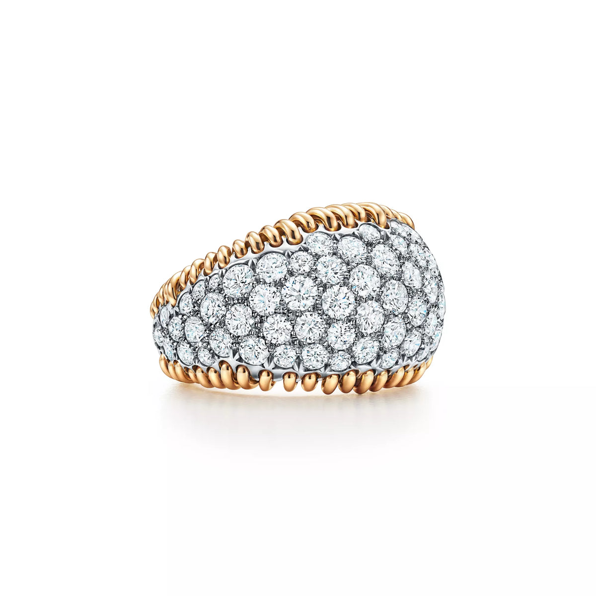 Carave Paris Stitches Diamond Dome Ring