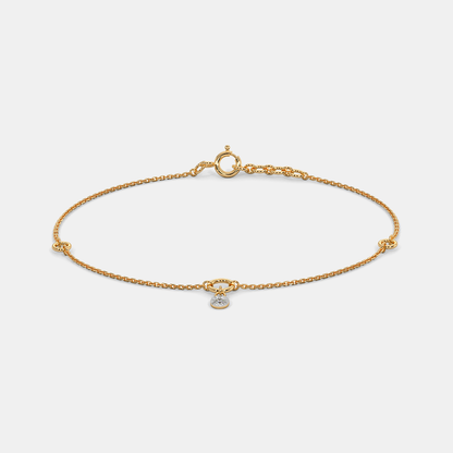 Carave Paris Floating Diamond Station Chain Bracelet