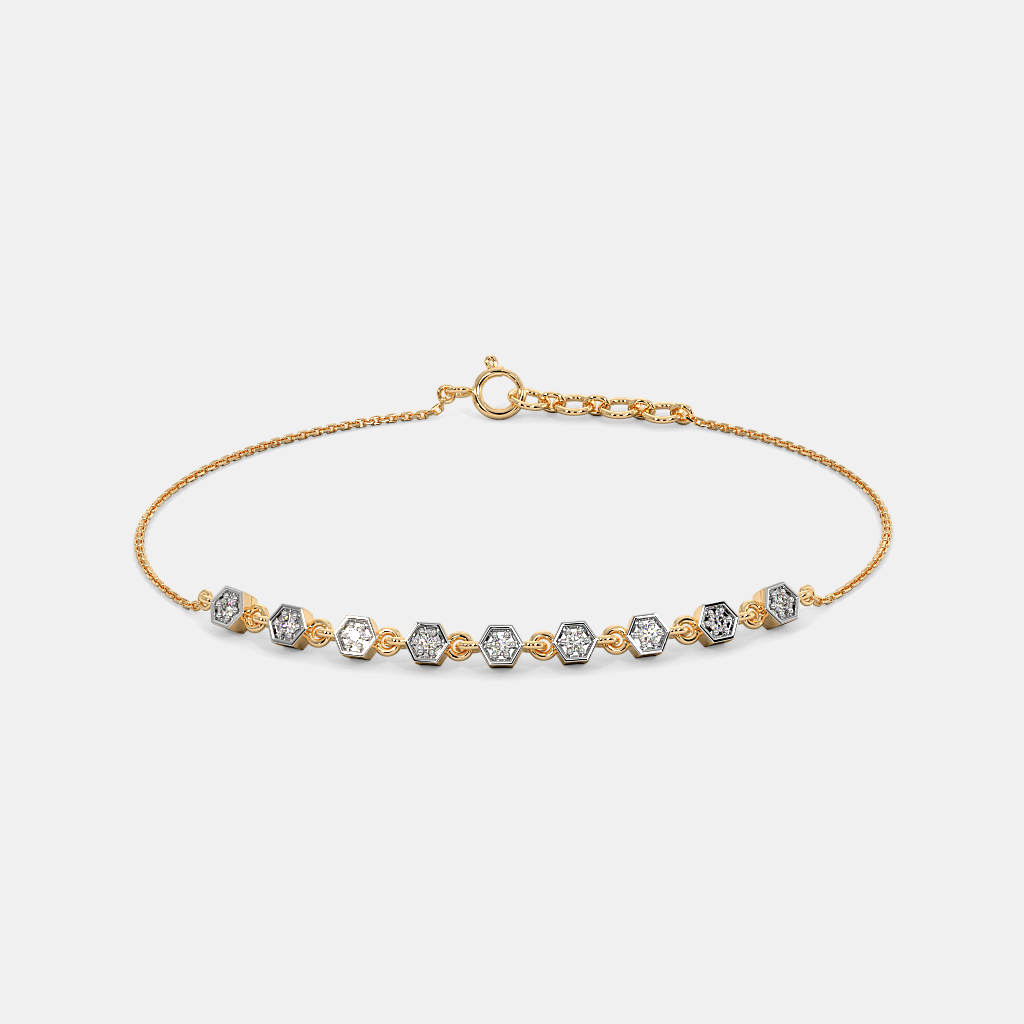 Women_sDiamondAccentYellowGoldChainBraceletwithSleekElegantFinish_4.png