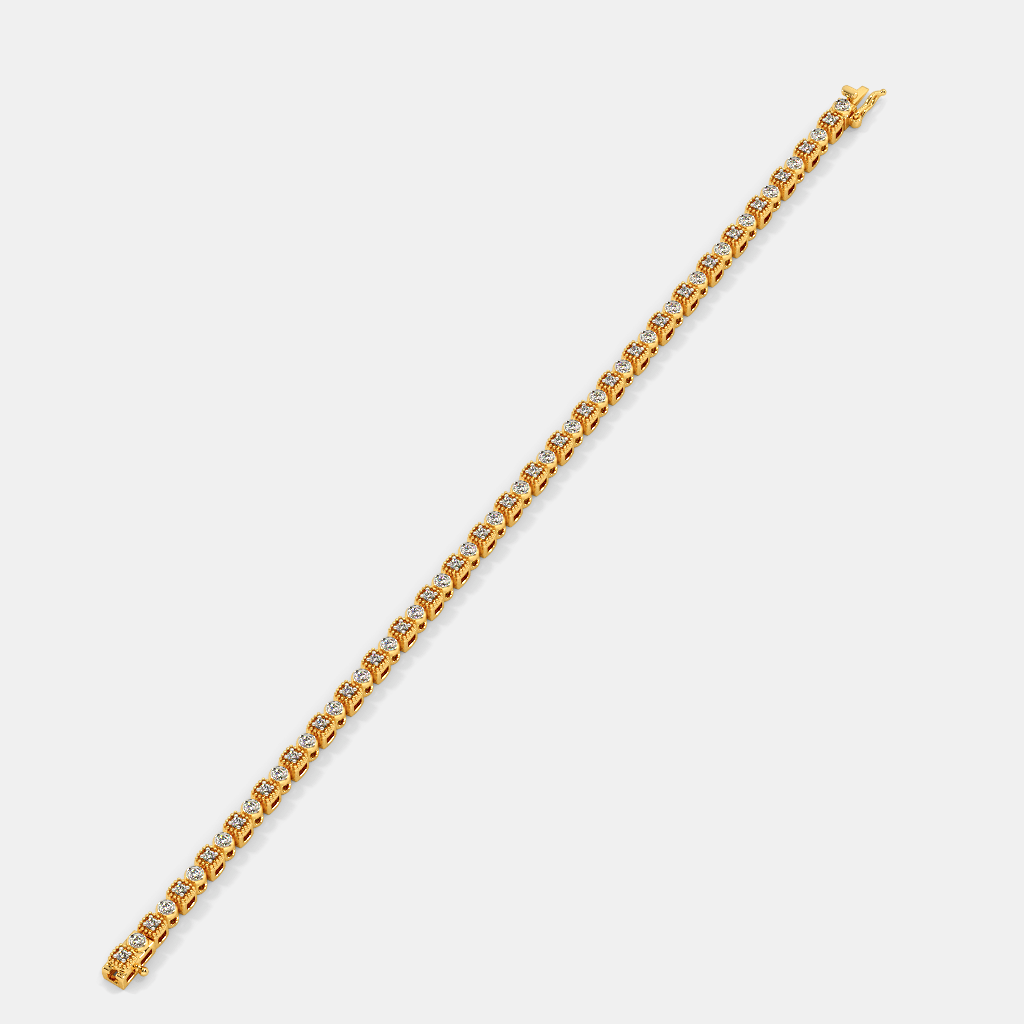 Carave Paris Classic Round Diamond Tennis Bracelet