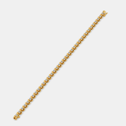 Women’s Diamond Accent Yellow Gold Tennis Bracelet with Elegant Finish
