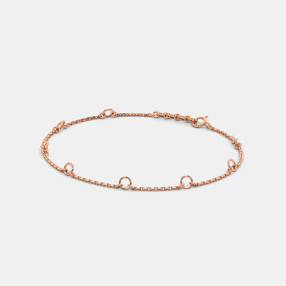 Carave Paris Open Heart Link Chain Bracelet