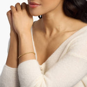 Yellow Gold Byzantine Link Bracelet Classic King Chain Design