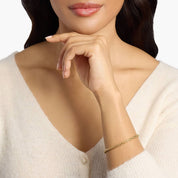 Yellow Gold Byzantine Link Bracelet Classic King Chain Design