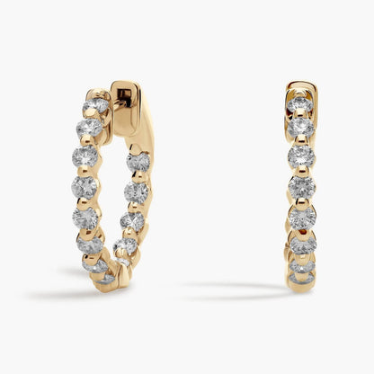 Carave Paris Eternal Sparkle Huggie Earrings