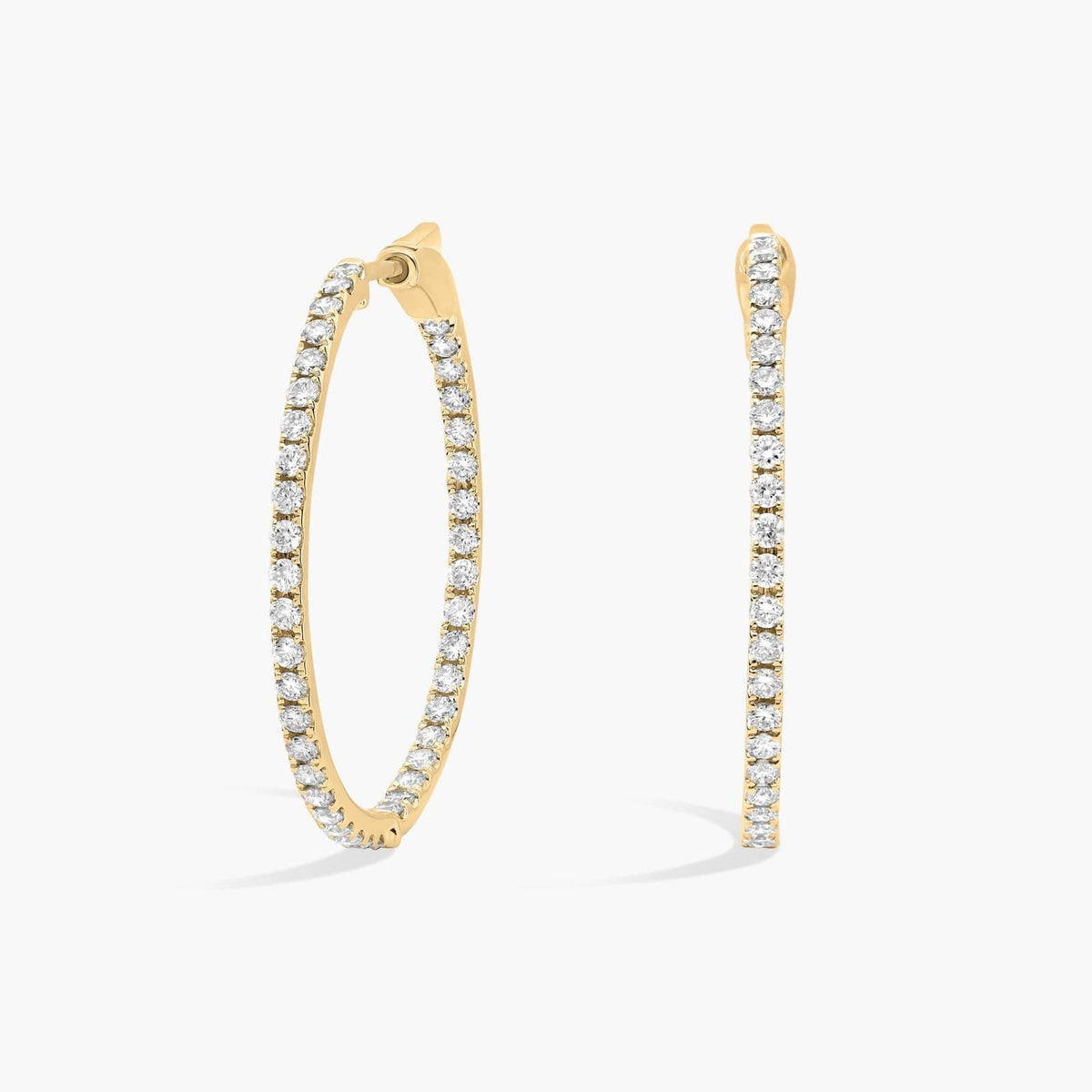 Carave Paris Radiant Pavé Hoop Earrings