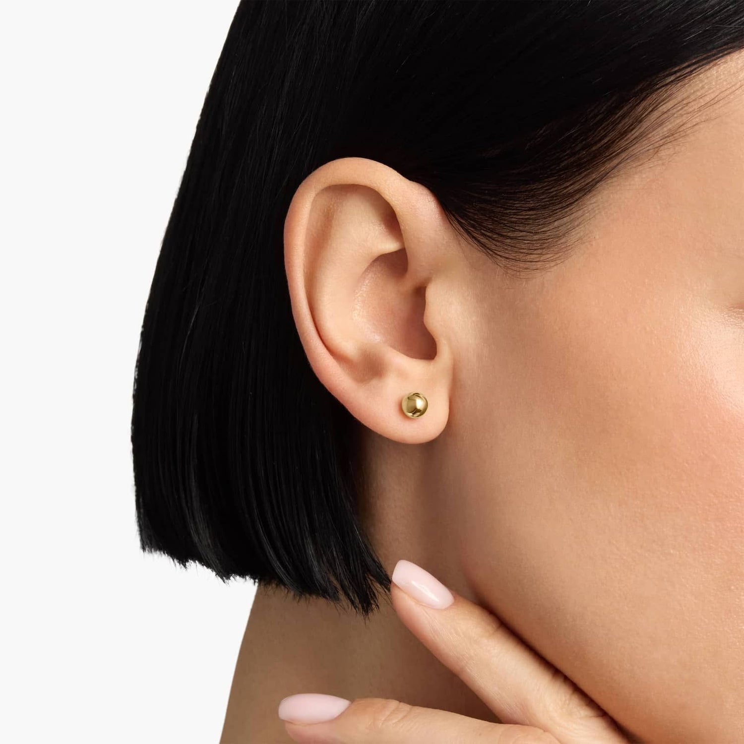 Carave Paris Classic Golden Ball Stud Earrings