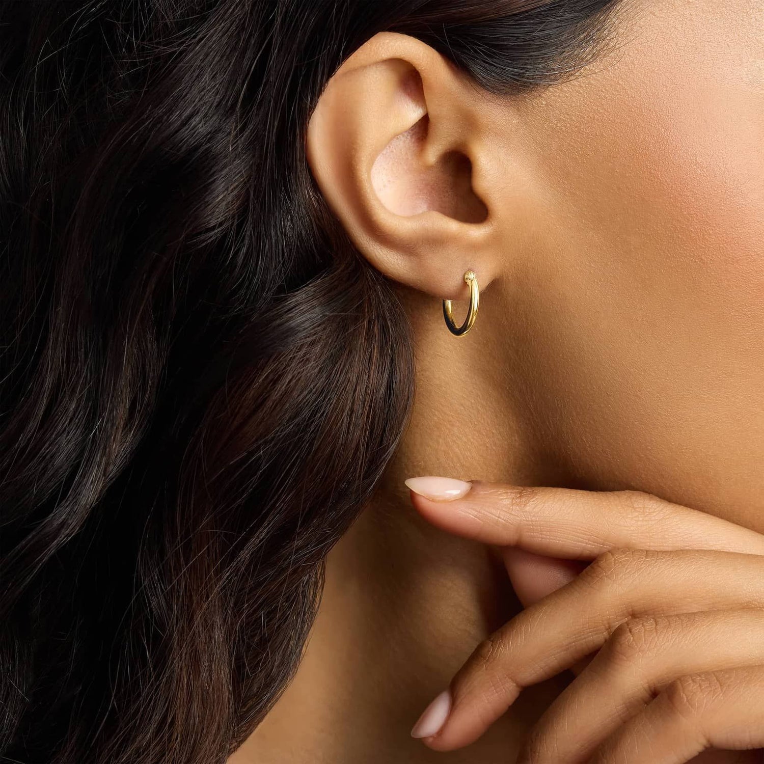 Carave Paris Classic Polished Huggie Hoop Earrings