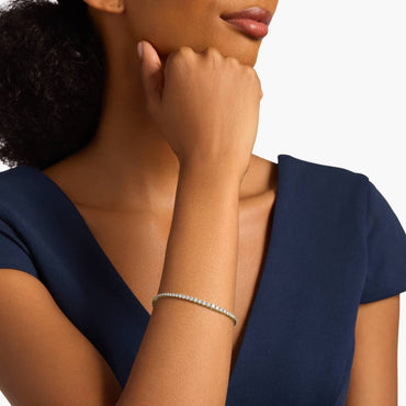 Carave Paris Bezel Set Diamond Tennis Bracelet
