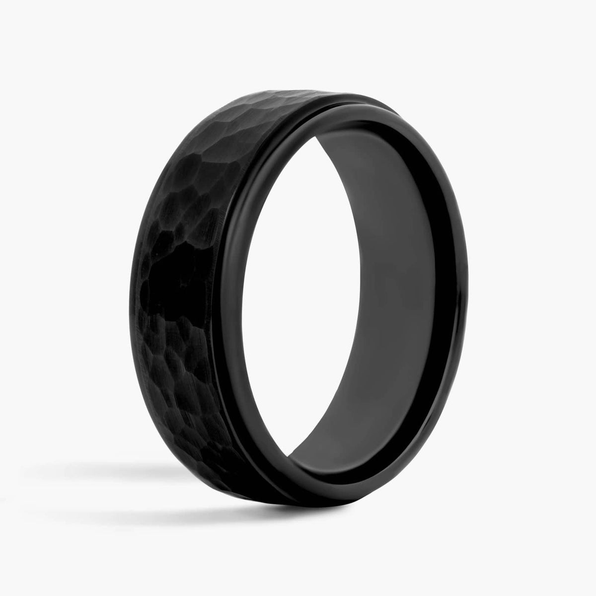 Carave Paris Black Plated Modern Band Ring