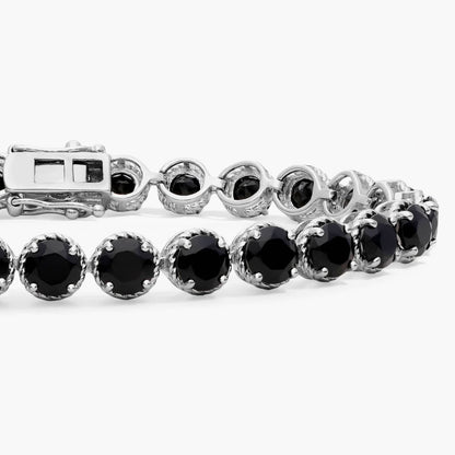 Carave Paris Black Onyx Tennis Bracelet