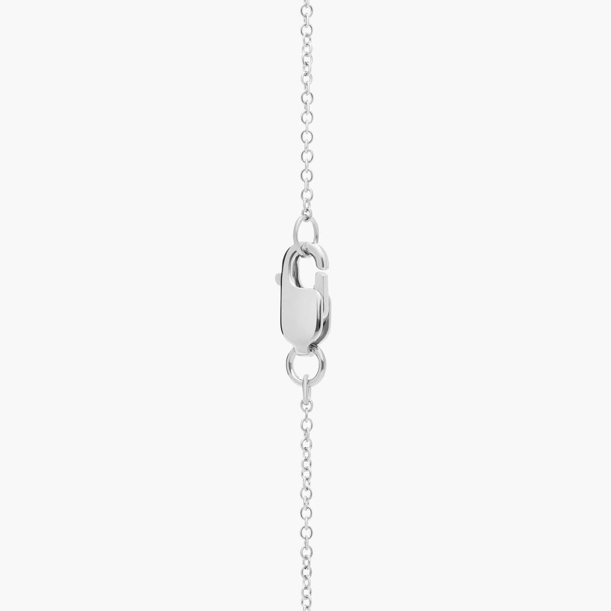 Carave Paris Sapphire Diamond Curve Bar Necklace