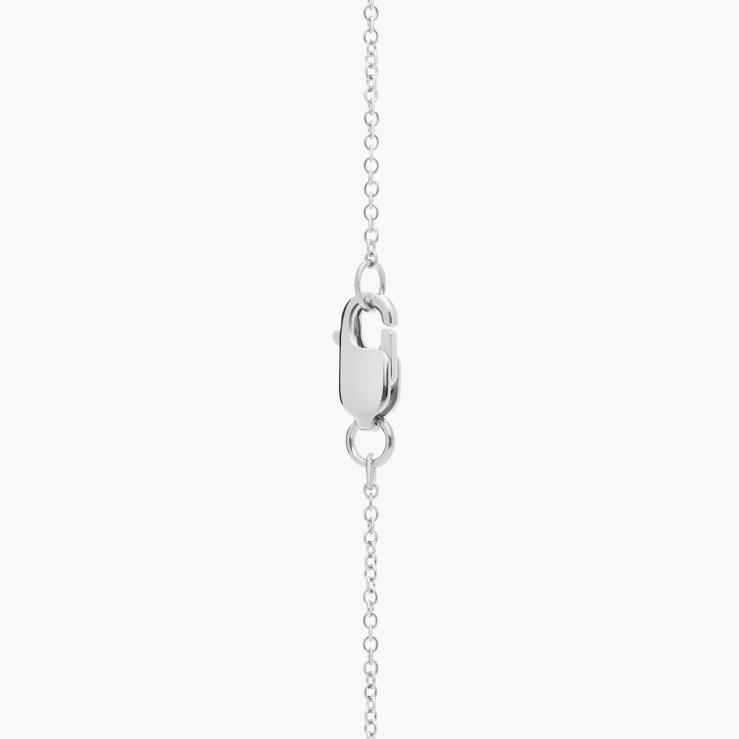 Carave Paris Sapphire Diamond Curve Bar Necklace