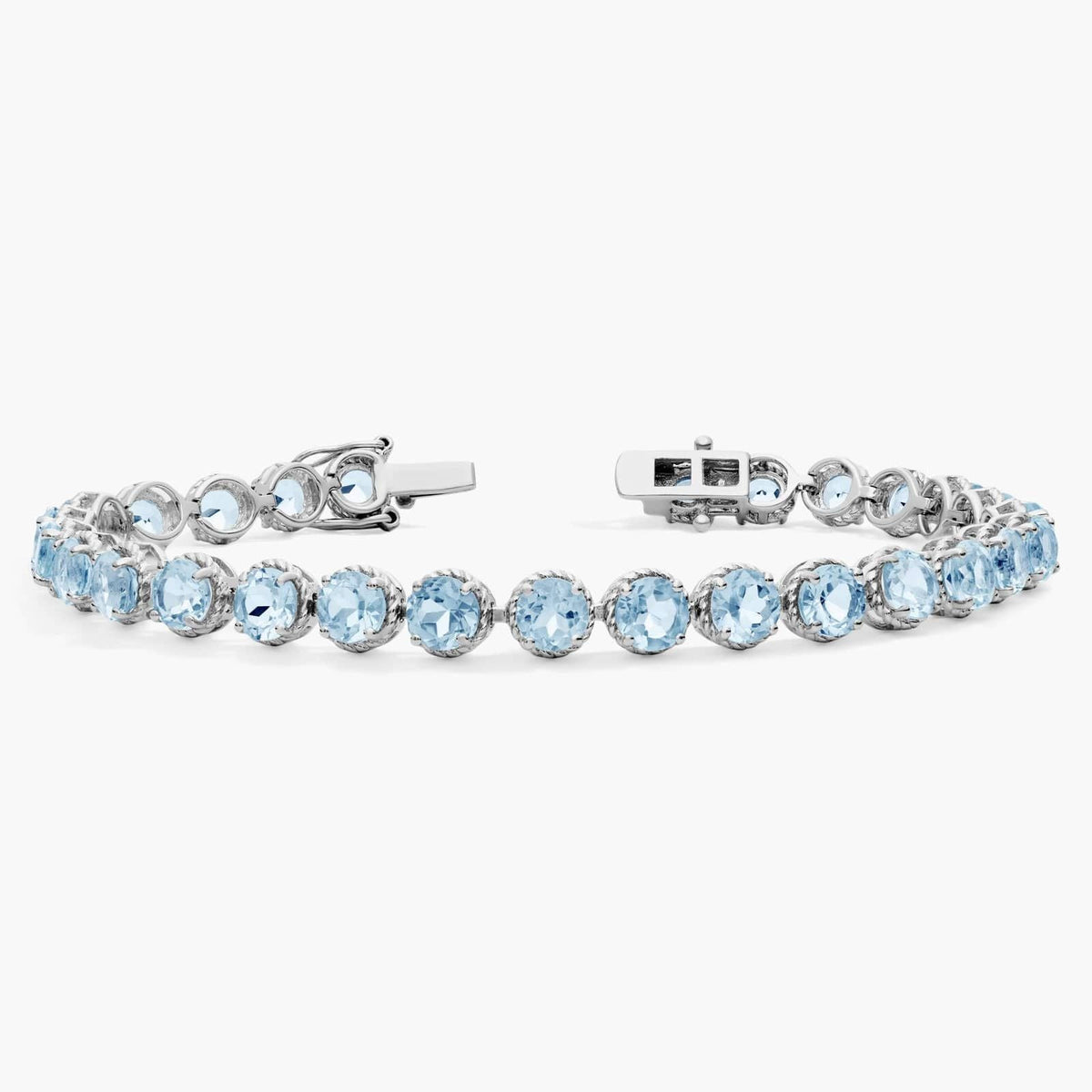 Carave Paris Sky Blue Topaz Tennis Bracelet