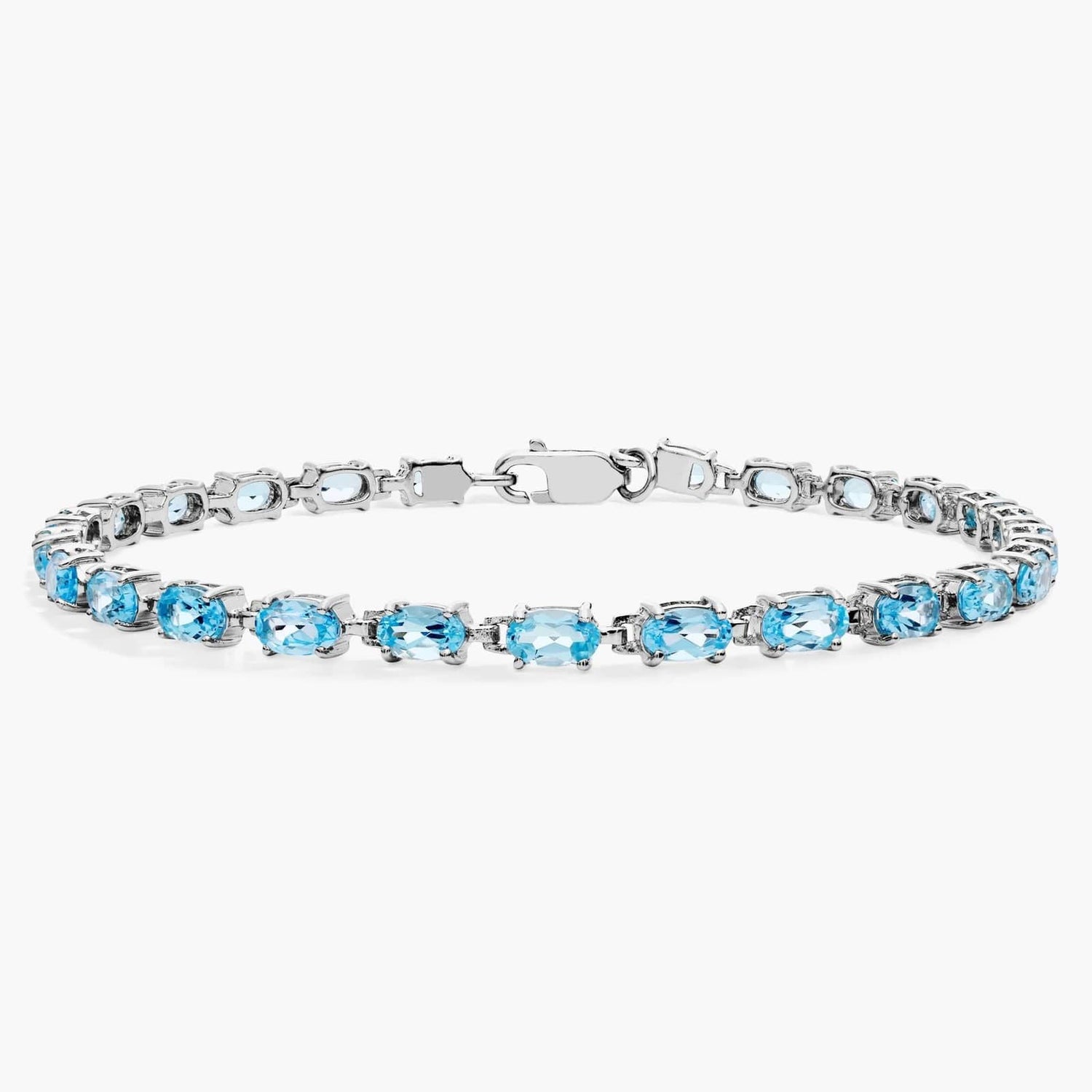 Carave Paris Sky Blue Topaz Line Bracelet