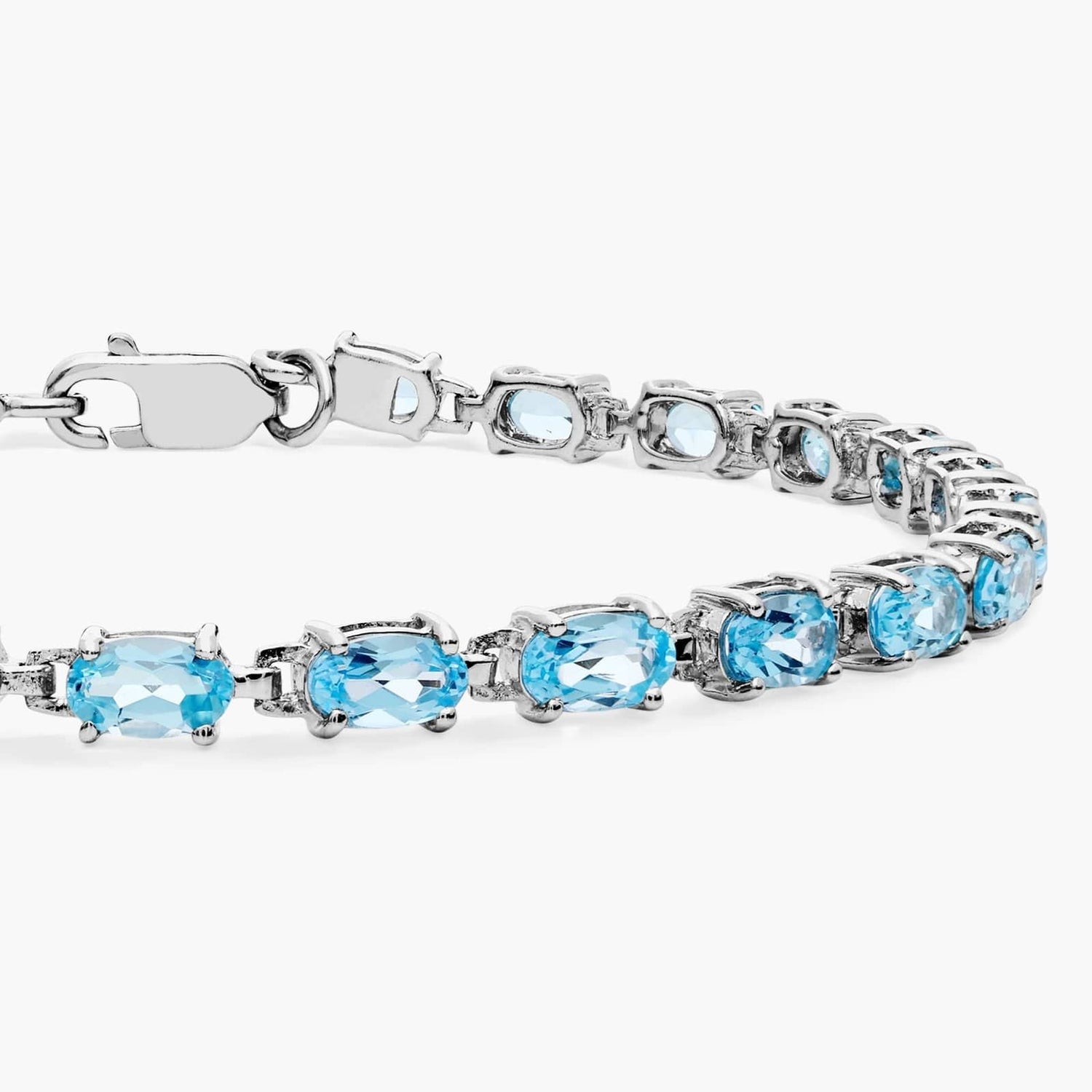 Carave Paris Sky Blue Topaz Line Bracelet