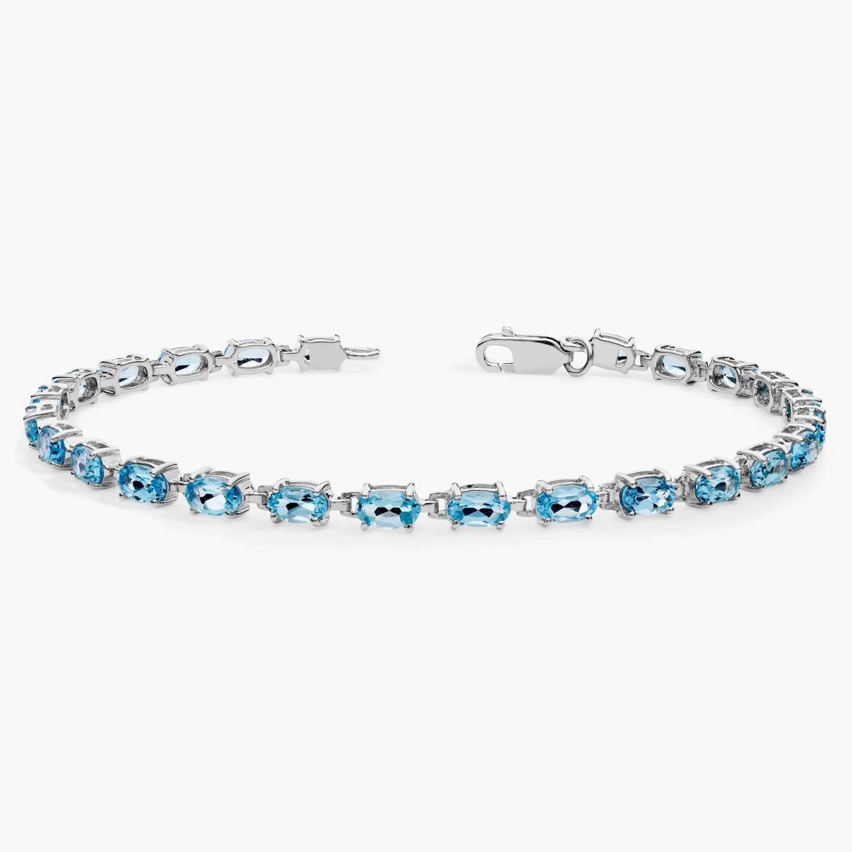 Carave Paris Sky Blue Topaz Line Bracelet