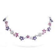 Carave Paris Amethyst Blossom Gemstone Necklace