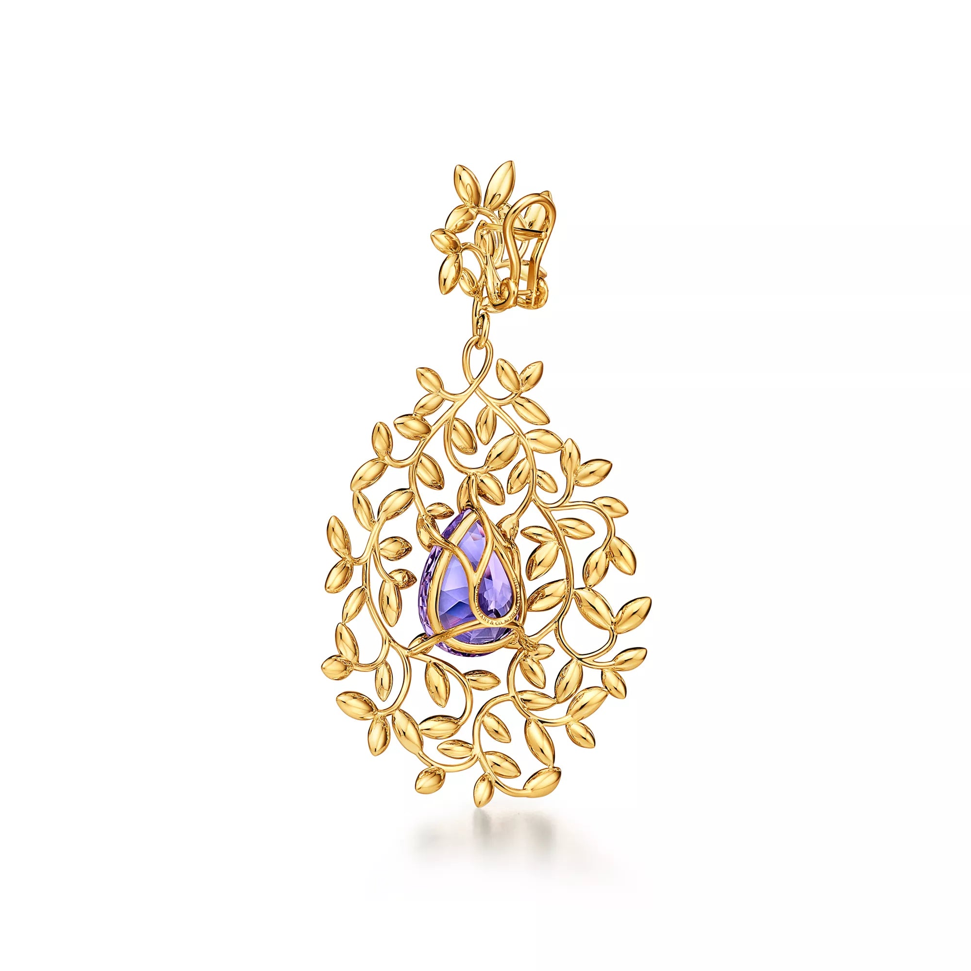 Carave Paris Amethyst Vine Drop Ear Cuff