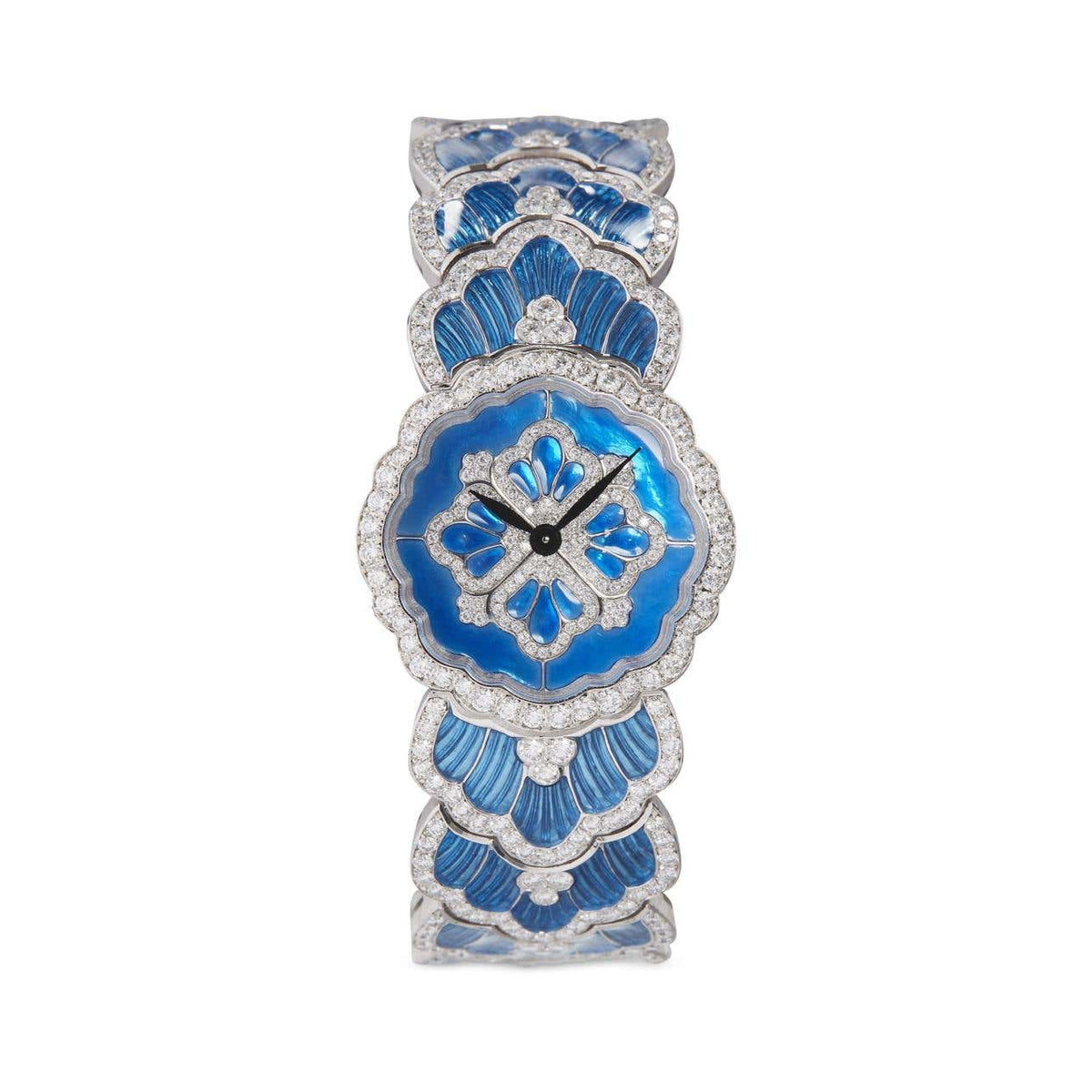 Carave Paris Azure Floral Diamond Bracelet Watch