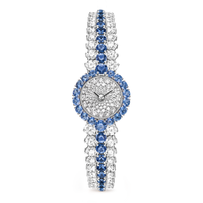 Carave Paris Azure Impériale Diamond & Sapphire Bracelet Watch