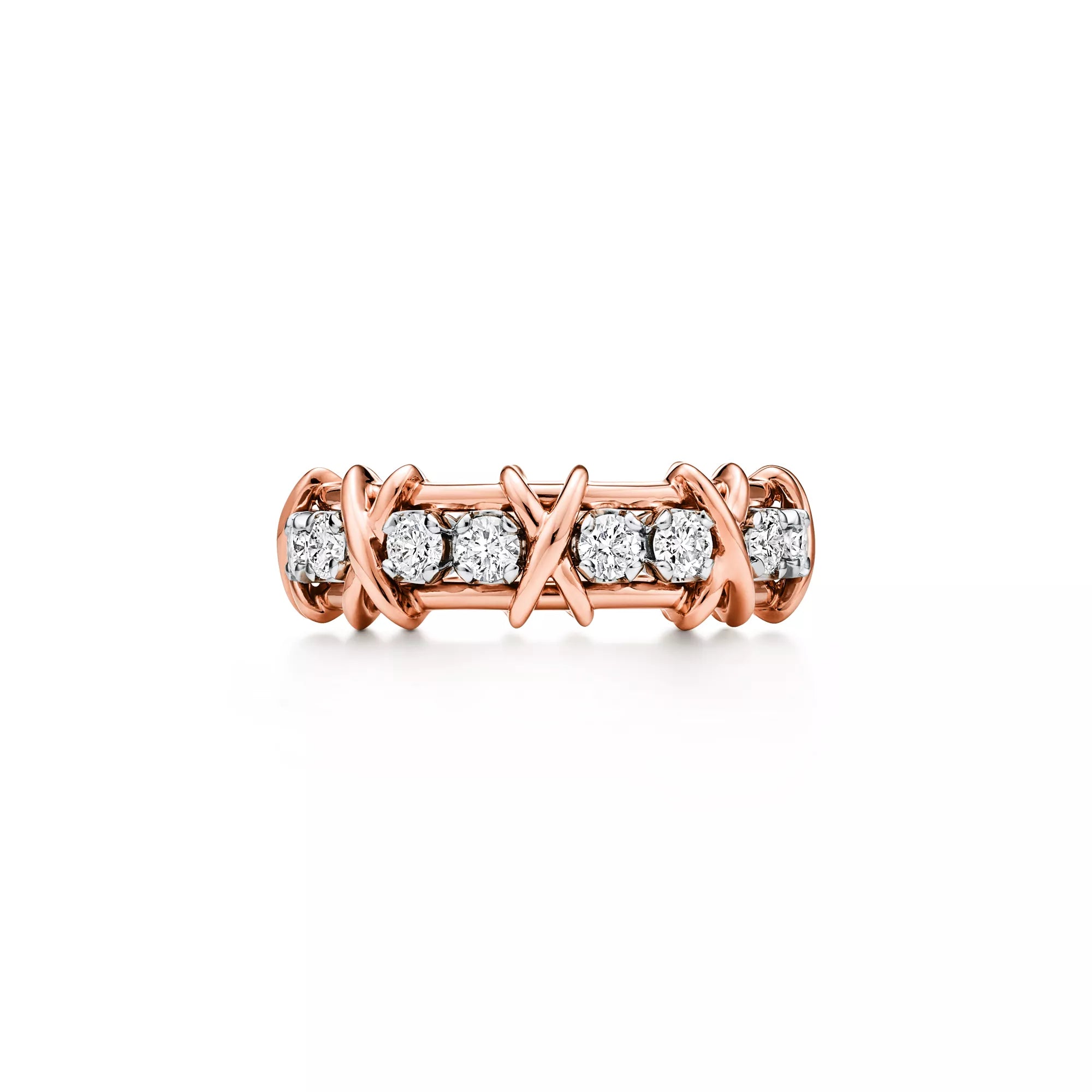 Carave Paris Barbed Diamond Link Eternity Ring
