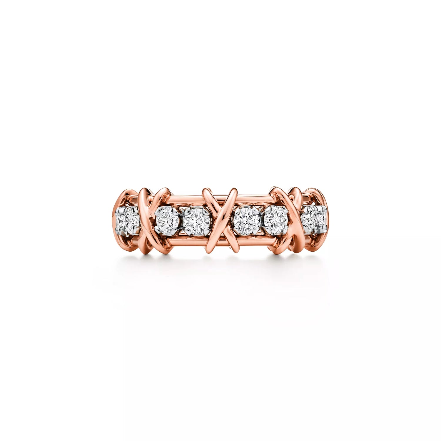 Carave Paris Barbed Diamond Link Eternity Ring
