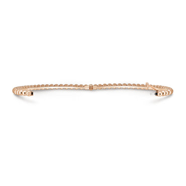 Carave Paris Beaded Rose Gold Tennis Bracelet