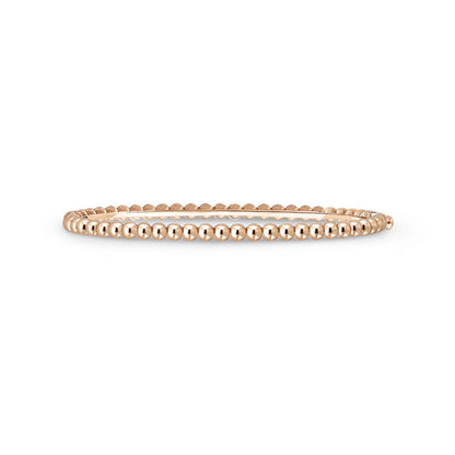 Carave Paris Beaded Rose Gold Tennis Bracelet
