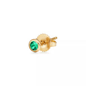 Carave Paris Bezel Birthstone Round Stud Earrings