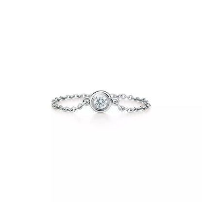 Carave Paris Bezel Diamond Chain Ring