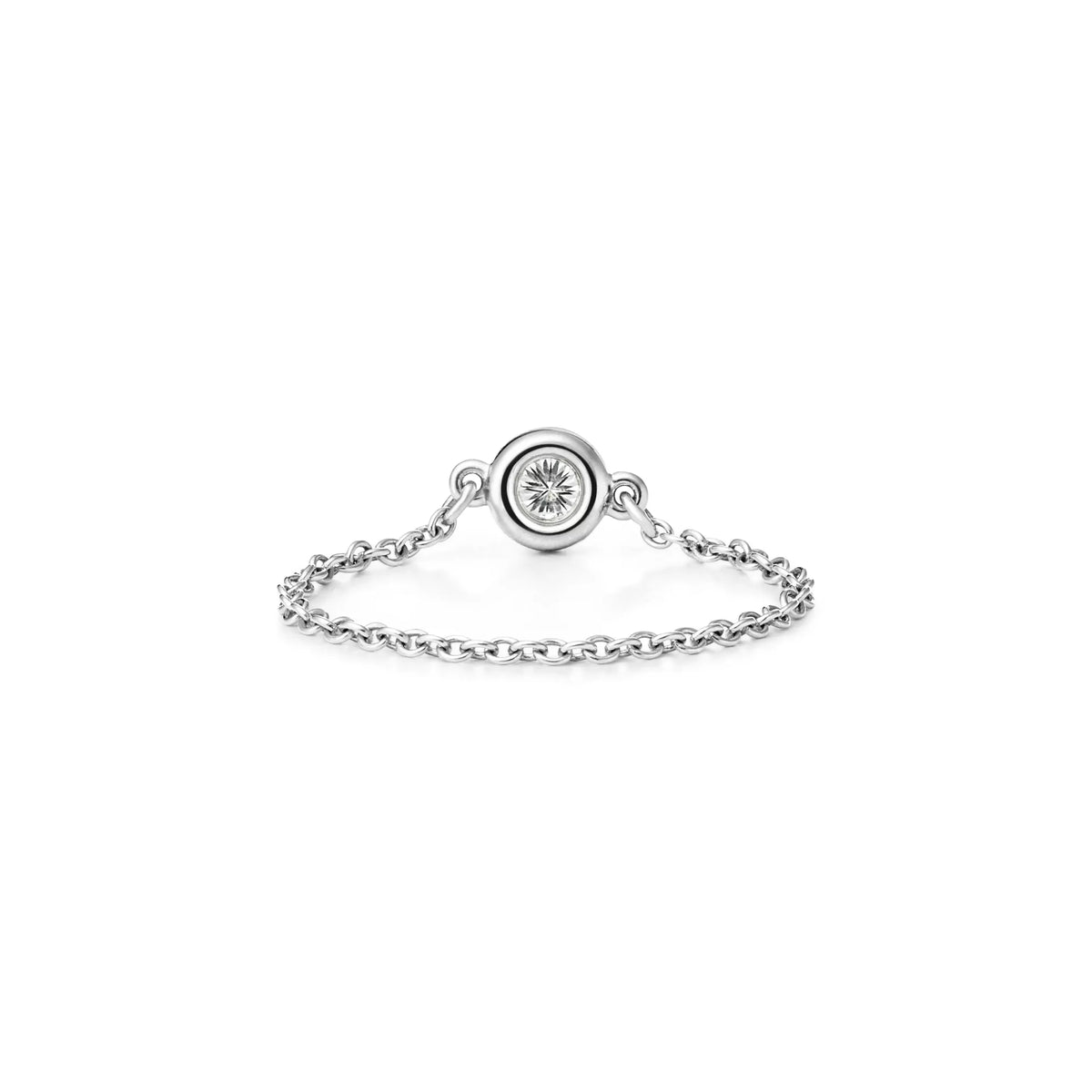 Carave Paris Bezel Diamond Chain Ring