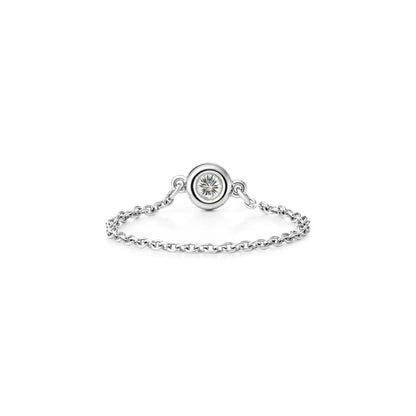 Carave Paris Bezel Diamond Chain Ring