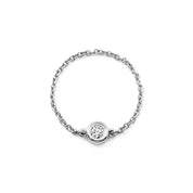 Carave Paris Bezel Diamond Chain Ring