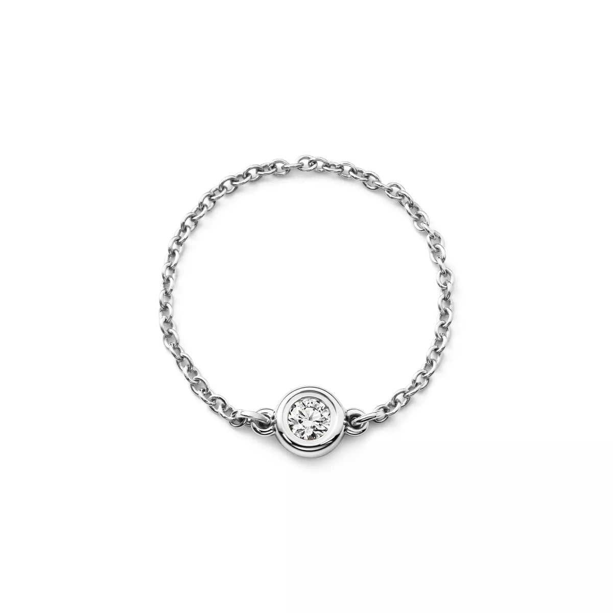 Carave Paris Bezel Diamond Chain Ring
