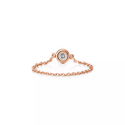 Carave Paris Bezel Diamond Chain Ring