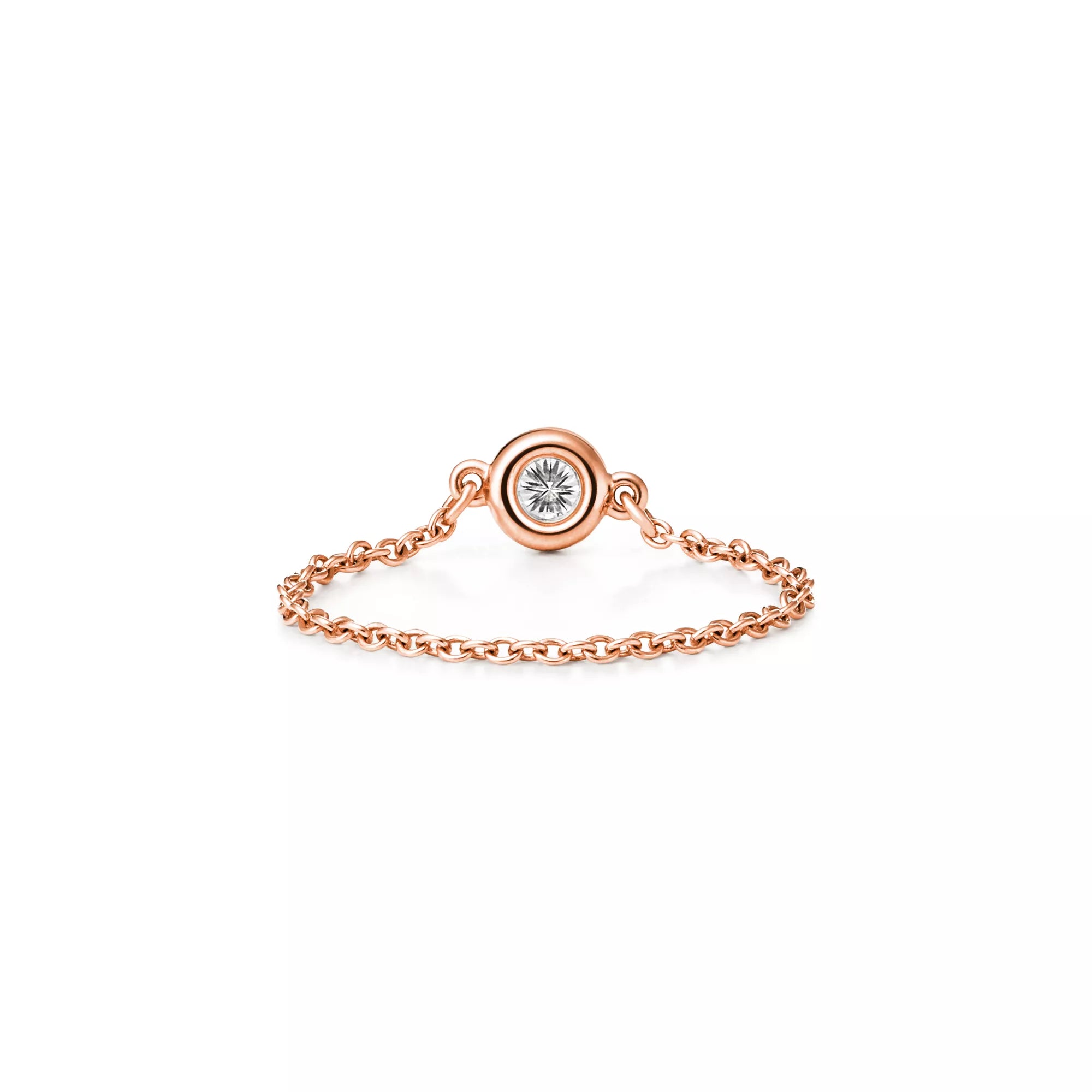 Carave Paris Bezel Diamond Chain Ring