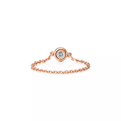 Carave Paris Bezel Diamond Chain Ring