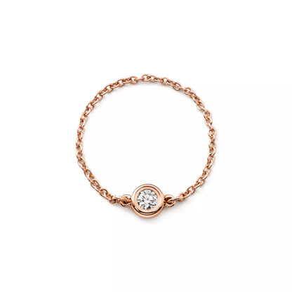 Carave Paris Bezel Diamond Chain Ring
