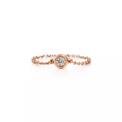 Carave Paris Bezel Diamond Chain Ring