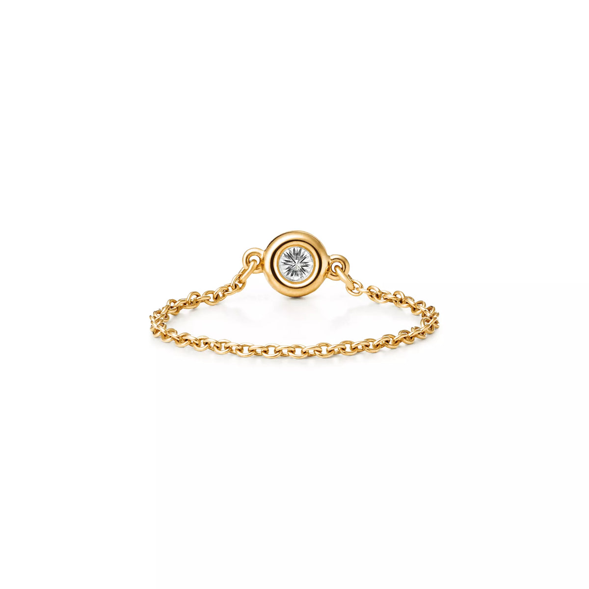 Carave Paris Bezel Diamond Chain Ring