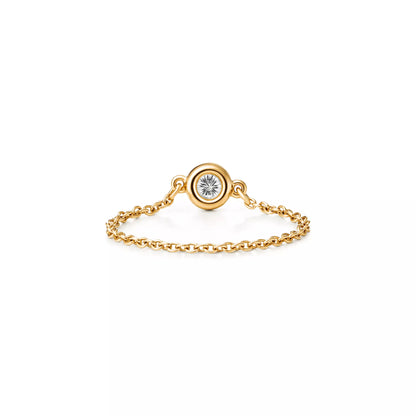 Carave Paris Bezel Diamond Chain Ring