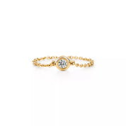 Carave Paris Bezel Diamond Chain Ring