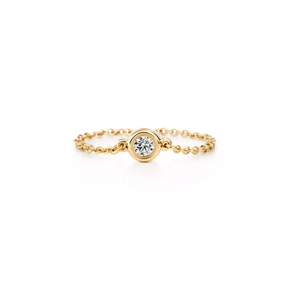 Carave Paris Bezel Diamond Chain Ring