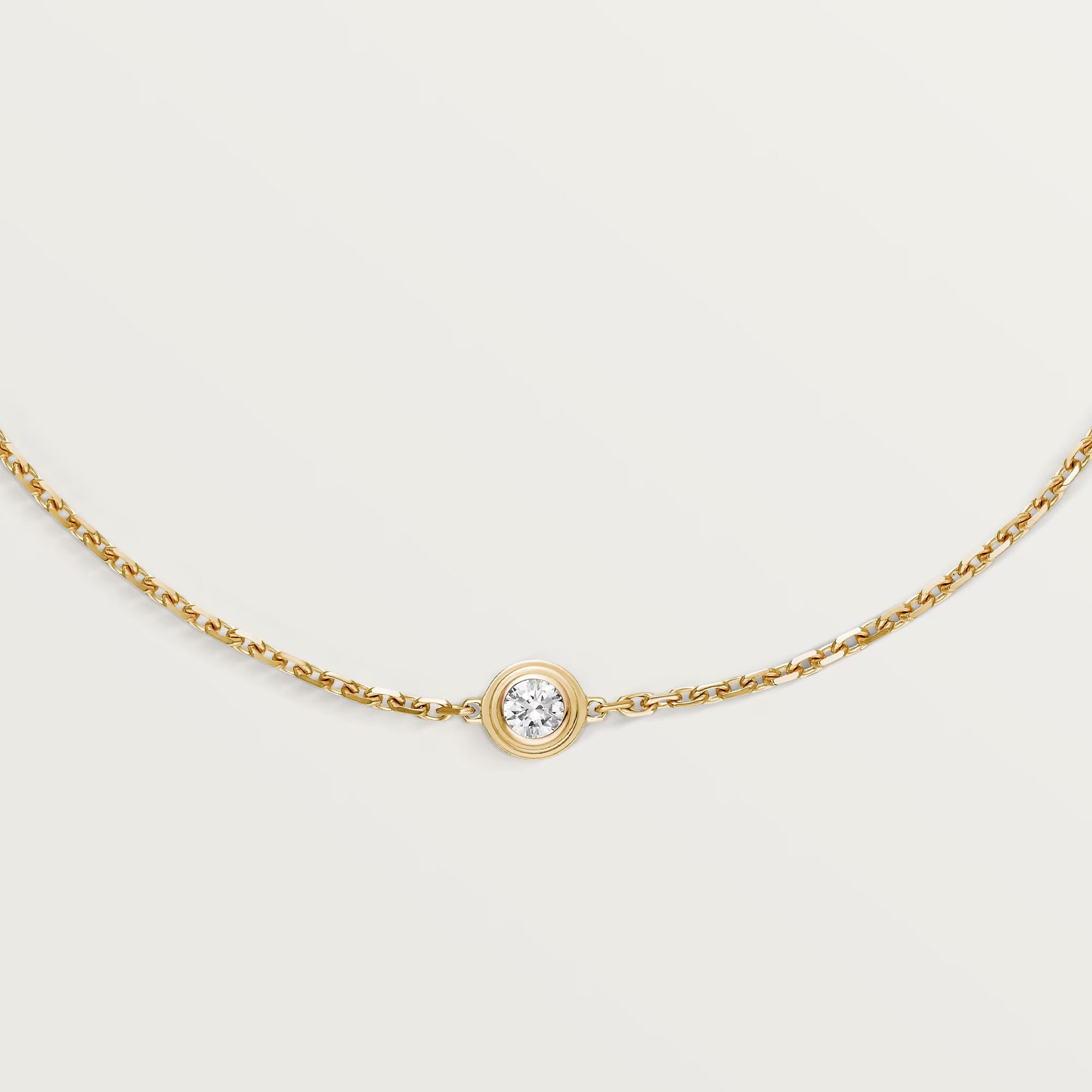 Carave Paris Bezel Solitaire Chain Bracelet