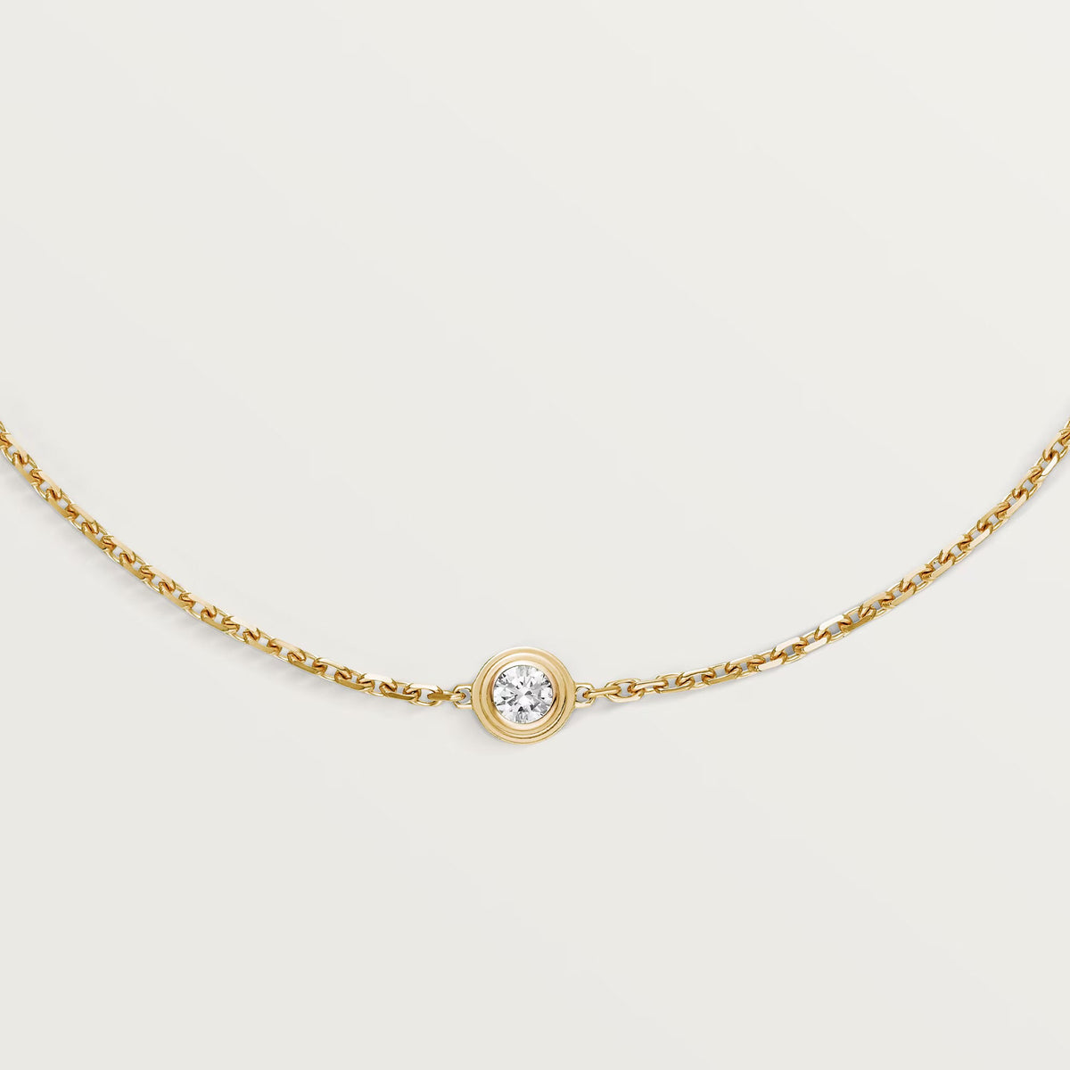 Carave Paris Bezel Solitaire Chain Bracelet