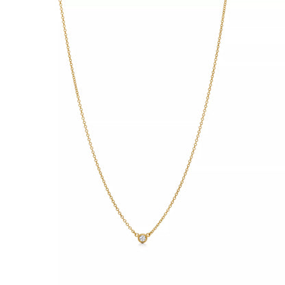 Carave Paris Bezel Solitaire Diamond Necklace