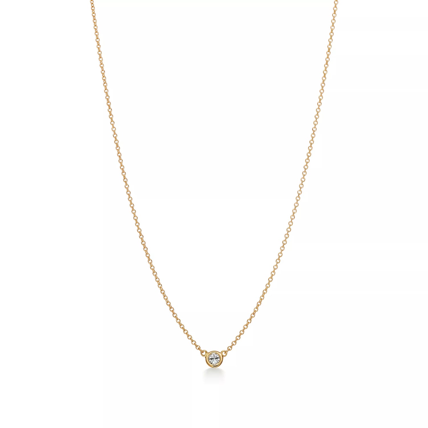 Carave Paris Bezel Solitaire Diamond Necklace
