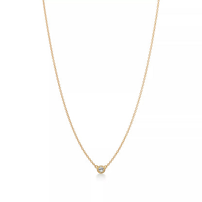 Carave Paris Bezel Solitaire Diamond Necklace